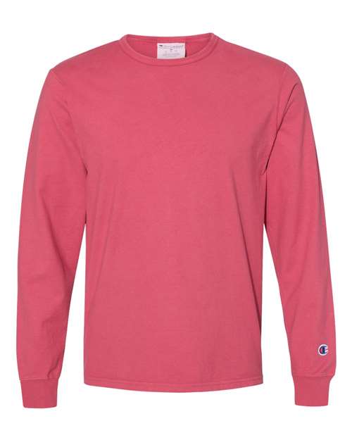 Champion Garment-Dyed Long Sleeve T-Shirt CD200