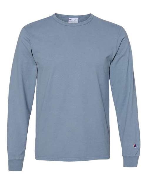 Champion Garment-Dyed Long Sleeve T-Shirt CD200