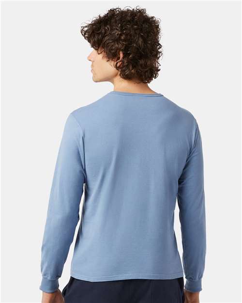 Champion Garment-Dyed Long Sleeve T-Shirt CD200