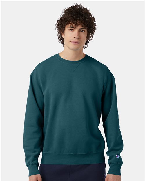 Champion Garment-Dyed Crewneck Sweatshirt CD400