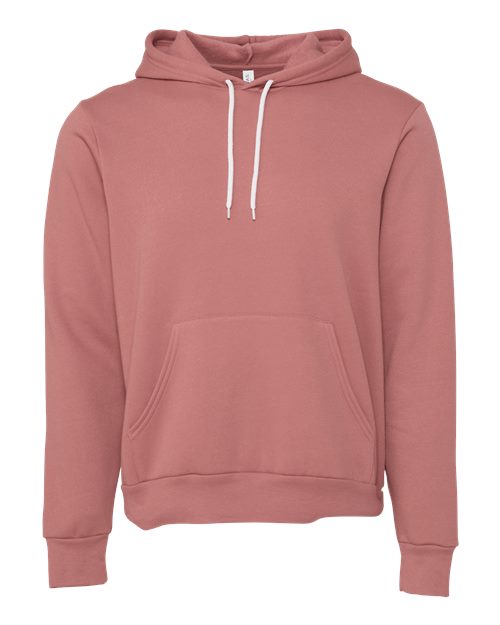 BELLA + CANVAS Sponge Fleece Hoodie 3719 - Mauve