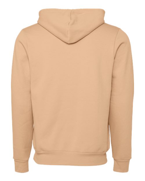 BELLA + CANVAS Sponge Fleece Hoodie 3719 - Heather Sand Dune