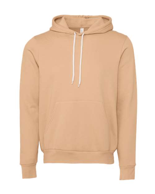 BELLA + CANVAS Sponge Fleece Hoodie 3719 - Heather Sand Dune