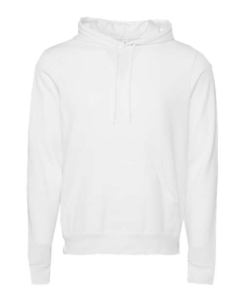 BELLA + CANVAS Sponge Fleece Hoodie 3719 - DTG White