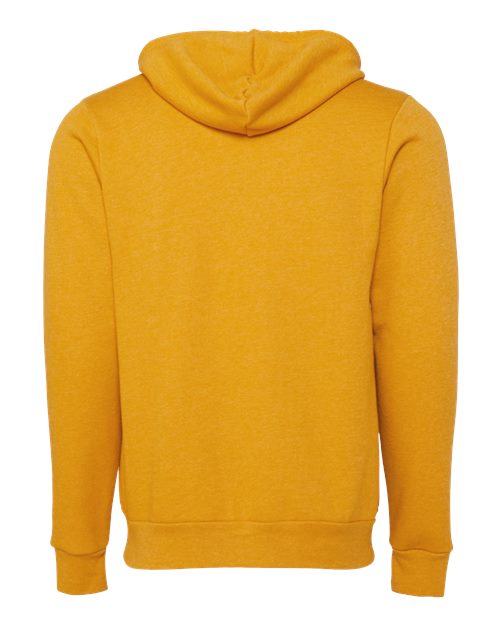 BELLA + CANVAS Sponge Fleece Full-Zip Hoodie 3739 - Heather Mustard