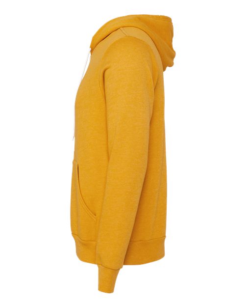 BELLA + CANVAS Sponge Fleece Full-Zip Hoodie 3739 - Heather Mustard