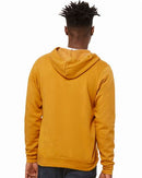 BELLA + CANVAS Sponge Fleece Full-Zip Hoodie 3739 - Heather Mustard