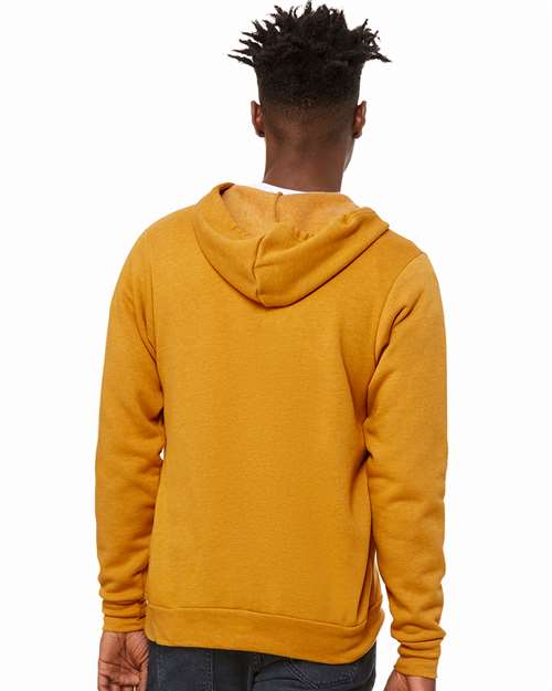 BELLA + CANVAS Sponge Fleece Full-Zip Hoodie 3739 - Heather Mustard