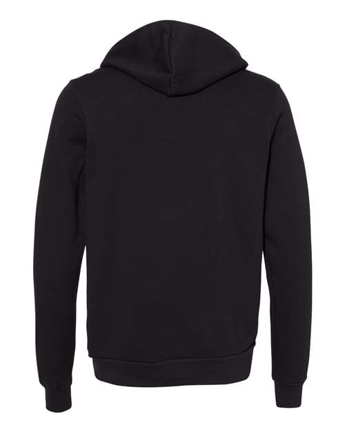 BELLA + CANVAS Sponge Fleece Full-Zip Hoodie 3739 - DTG Black