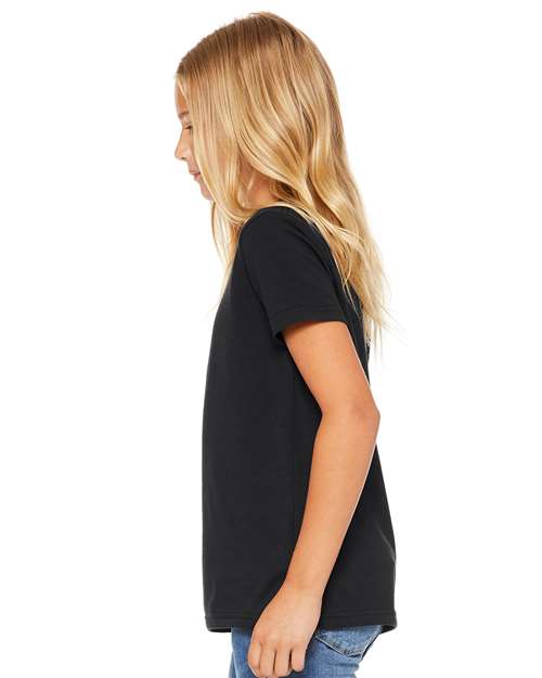 BELLA + CANVAS Youth Jersey Tee 3001Y - Vintage Black