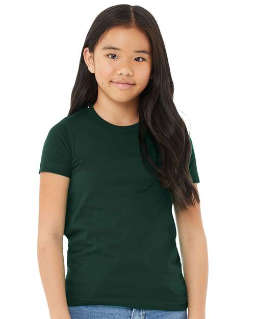 BELLA + CANVAS Youth Jersey Tee 3001Y - Forest