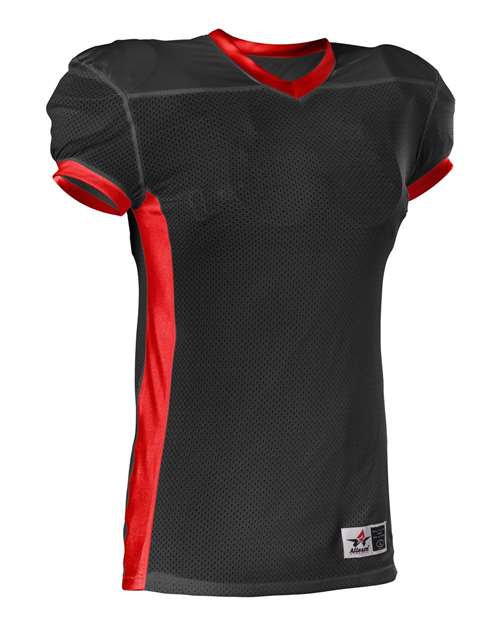 Alleson Athletic Youth Football Jersey 750EY - Black/ Red