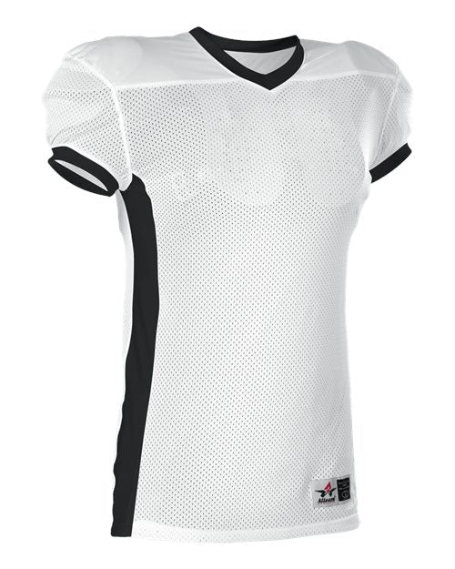Alleson Athletic Youth Football Jersey 750EY - White/ Black