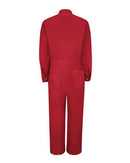 Red Kap Zip-Front Cotton Coverall Additional Sizes CC18EXT