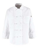 Chef Designs Ten Knot Button Chef Coat 0421
