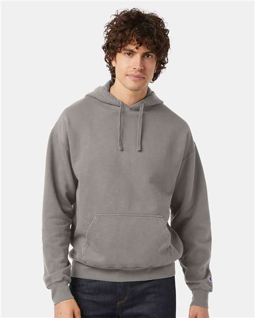 Champion Garment-Dyed Hooded Sweatshirt CD450