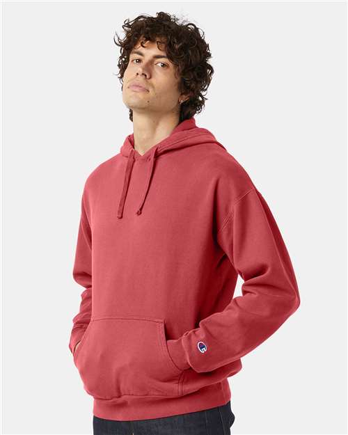 Champion Garment-Dyed Hooded Sweatshirt CD450