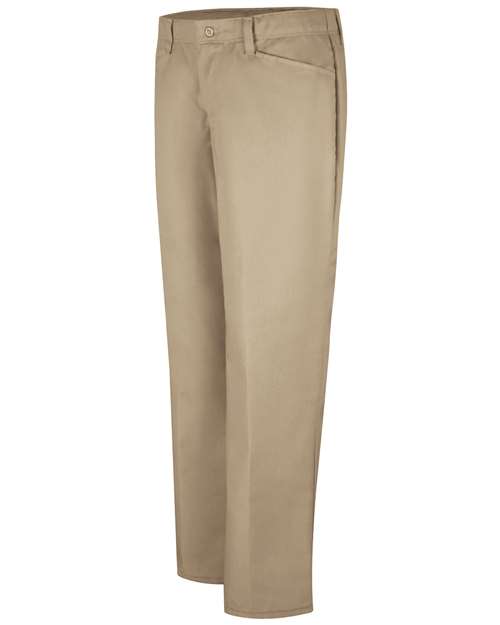 Red Kap Women's Work N Motion Pants PZ33 - Khaki - Unhemmed