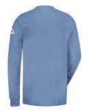 Bulwark Long Sleeve Tagless Henley Shirt - Tall Sizes SEL2T