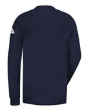 Bulwark Long Sleeve Tagless Henley Shirt - Tall Sizes SEL2T