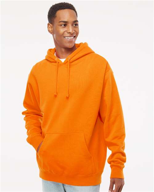 Independent Trading Co. Heavyweight Hooded Sweatshirt IND4000 - Safety Orange