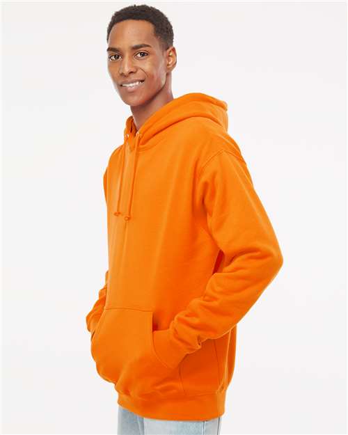 Independent Trading Co. Heavyweight Hooded Sweatshirt IND4000 - Safety Orange