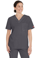 Dickies Unisex Tuckable V-Neck Top. Item 83706 in DK EDS SIGNATURE Collection. Live Chat for Bulk Discounts.