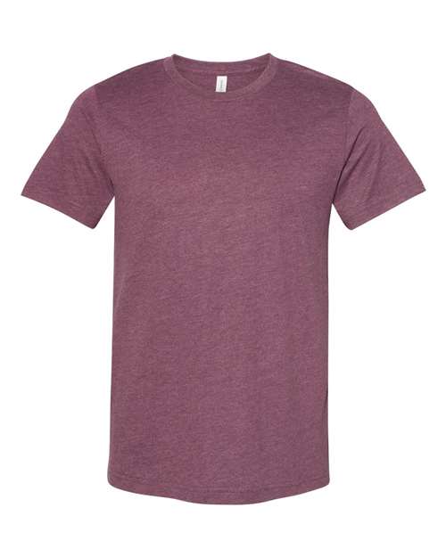 BELLA + CANVAS Sueded Tee 3301 - Heather Maroon