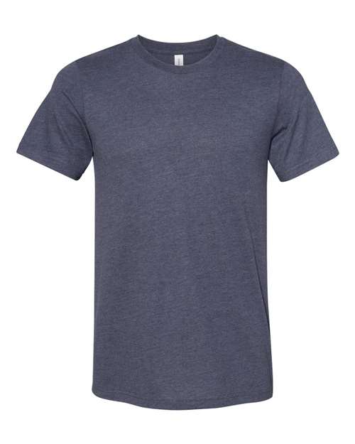 BELLA + CANVAS Sueded Tee 3301 - Heather Midnight Navy