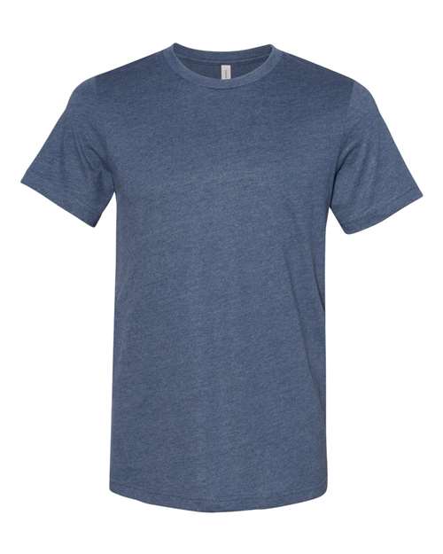BELLA + CANVAS Sueded Tee 3301 - Heather Navy