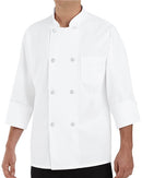Chef Designs Eight Pearl Button Chef Coat - Tall Sizes 0403T