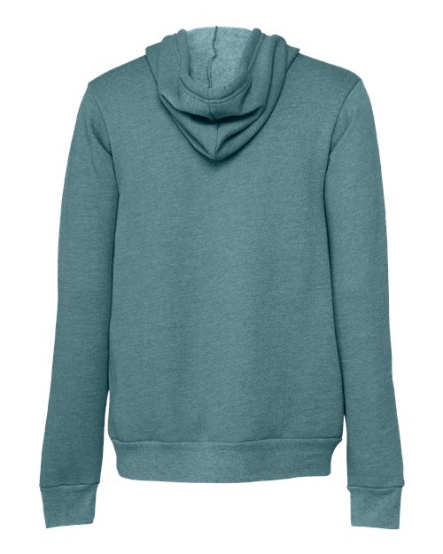 BELLA + CANVAS Sponge Fleece Hoodie 3719 - Heather Deep Teal