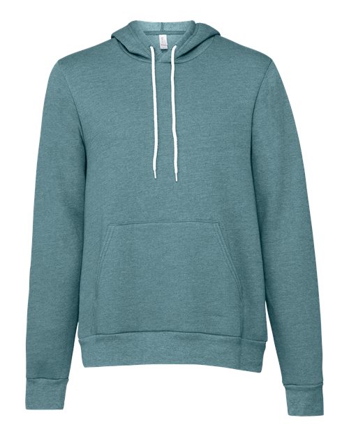 BELLA + CANVAS Sponge Fleece Hoodie 3719 - Heather Deep Teal