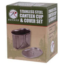 Rothco Stainless Steel Canteen Cup and Cover Set. Item