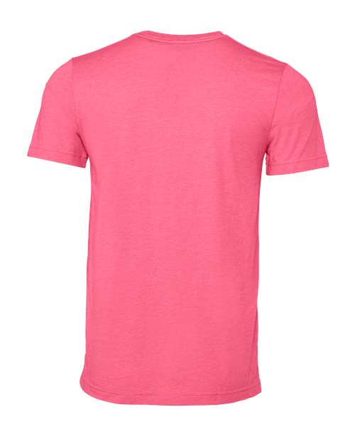 BELLA + CANVAS CVC Jersey Tee 3001CVC - Heather Charity Pink