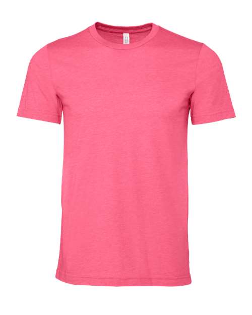 BELLA + CANVAS CVC Jersey Tee 3001CVC - Heather Charity Pink