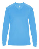 Badger Ultimate SoftLock™ Women's V-Neck Long Sleeve T-Shirt 4064