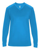 Badger Ultimate SoftLock™ Women's V-Neck Long Sleeve T-Shirt 4064