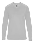 Badger Ultimate SoftLock™ Women's V-Neck Long Sleeve T-Shirt 4064