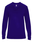 Badger Ultimate SoftLock™ Women's V-Neck Long Sleeve T-Shirt 4064