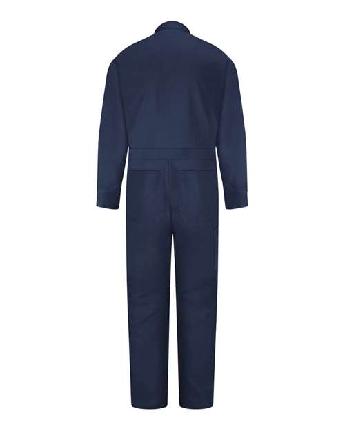 Red Kap Snap-Front Cotton Coveralls - Tall Sizes CC14T