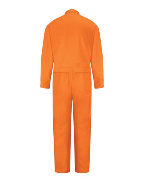 Red Kap Snap-Front Cotton Coveralls - Tall Sizes CC14T