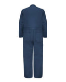Red Kap Button-Front Cotton Coverall - Tall Sizes CC16T
