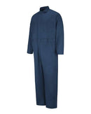 Red Kap Button-Front Cotton Coverall - Tall Sizes CC16T