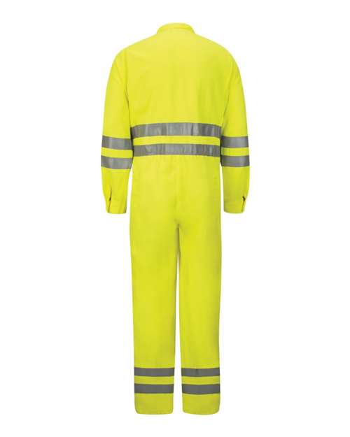 Bulwark Hi-Vis Deluxe Coverall with Reflective Trim - CoolTouch® 2 - 7 oz. - Tall Sizes CMD8T