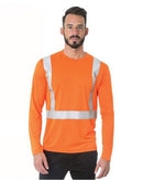 Bayside USA-Made Hi-Visibility Long Sleeve Performance T-Shirt 3742