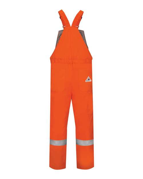 Bulwark Deluxe Insulated Bib Overall with Reflective Trim - EXCEL FR® ComforTouch - Tall Sizes BLCST