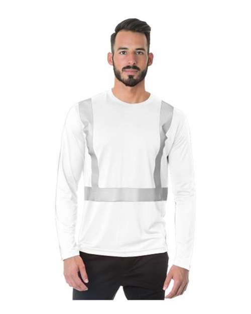 Bayside USA-Made Hi-Visibility Long Sleeve Performance T-Shirt 3742