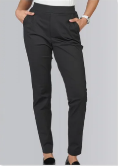 Edwards Point Grey Ladies Tapered Ankle Pant [#8582]