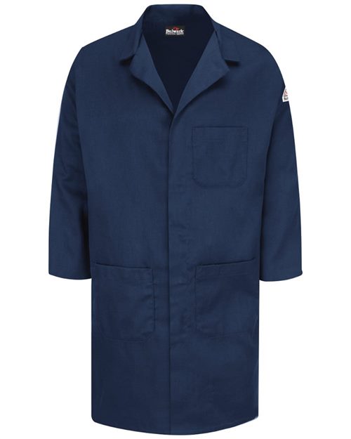 Bulwark Concealed Snap Front Lab Coat - EXCEL FR® ComforTouch® - 6 oz. KLL6